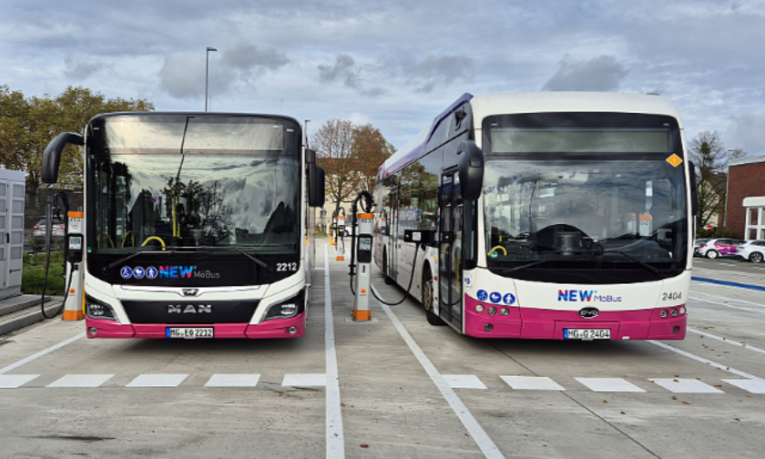 Ladeinfrastruktur für die E-Bus-Flotte von NEW