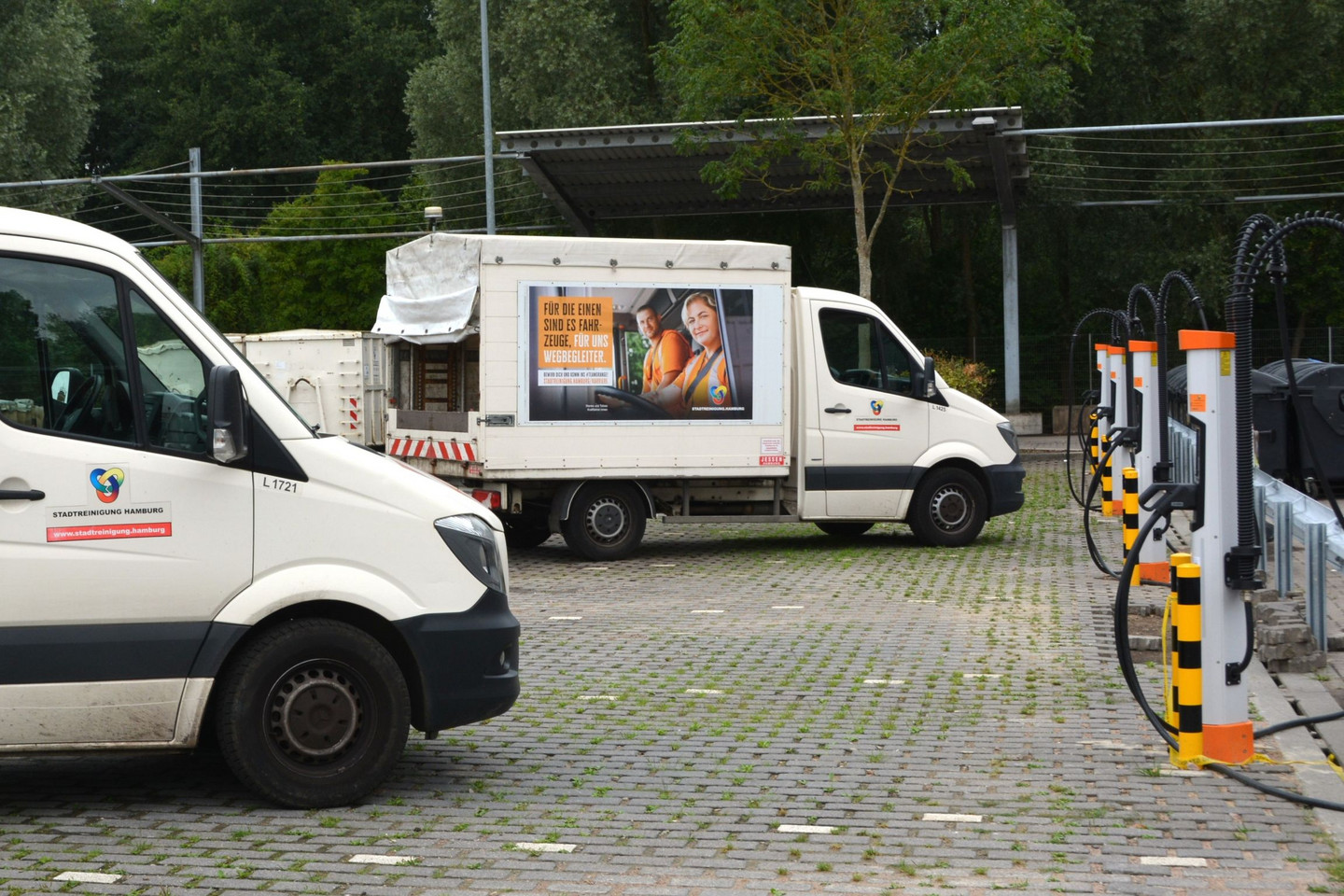 Elektrifizierung des Betriebshofs