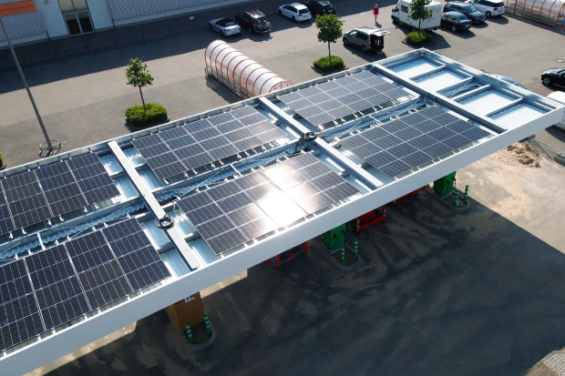 Ladepark im Scandinavian Park Handewitt - PV Anlagen